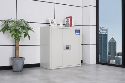 單節(jié)無斗保密柜（淺灰）